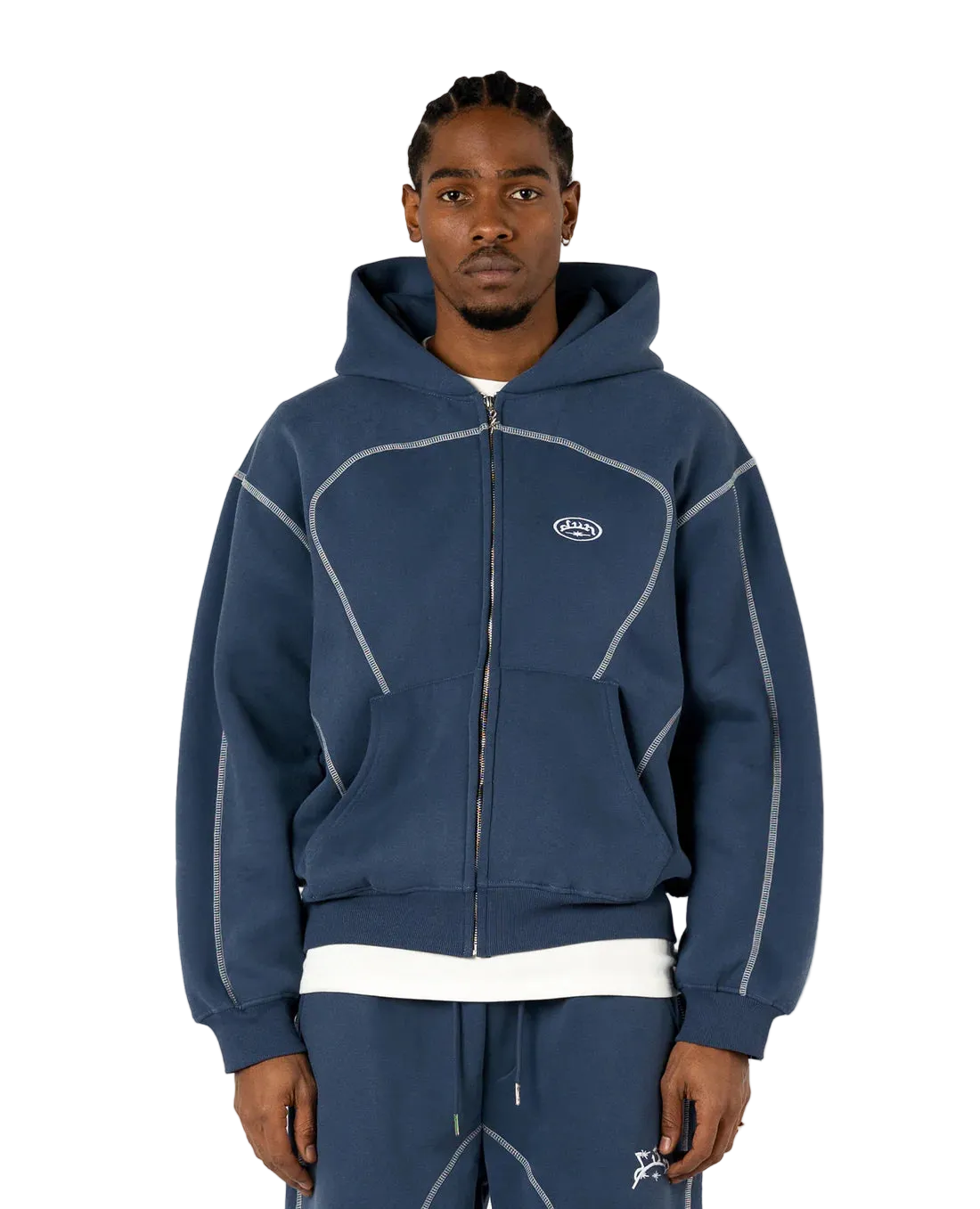 DIVINBYDIVIN Ocean Line Zip hoodie