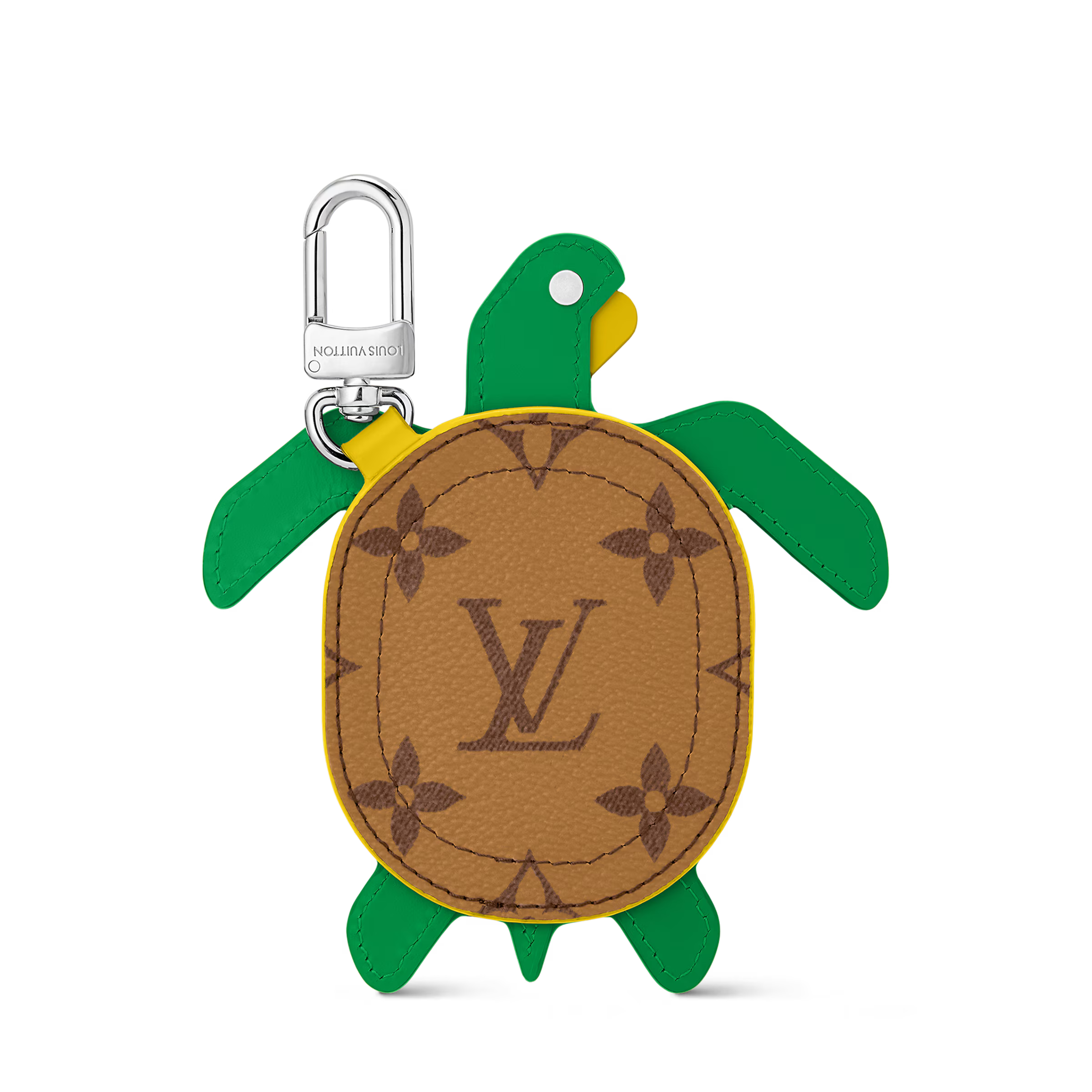 LV Turtle Pouch Bag Charm