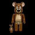 Bearbrick Tom and Jerry: Jerry Flocky 100% & 400% Set