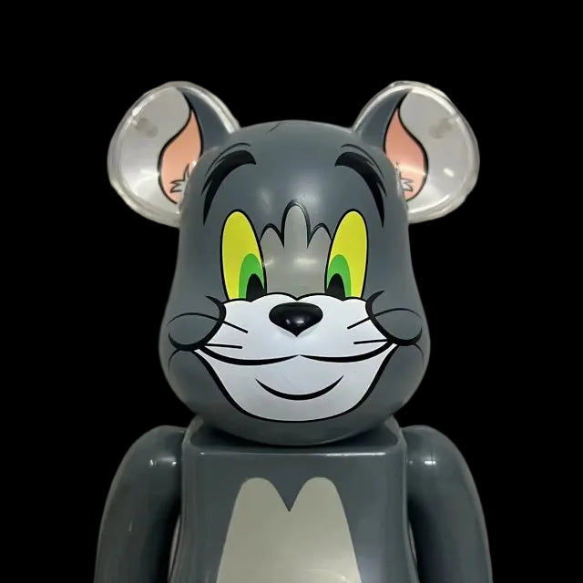 Bearbrick Tom and Jerry: Tom Flocky 100% & 400% Set