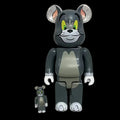 Bearbrick Tom and Jerry: Tom Flocky 100% & 400% Set