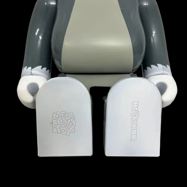 Bearbrick Tom and Jerry: Tom Flocky 100% & 400% Set