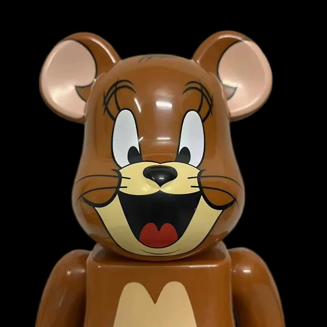 Bearbrick Tom and Jerry: Jerry Flocky 100% & 400% Set