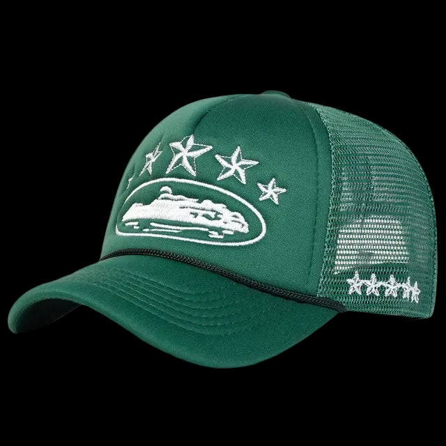 Corteiz 5 Starz Alcatraz Trucker Baby Blue